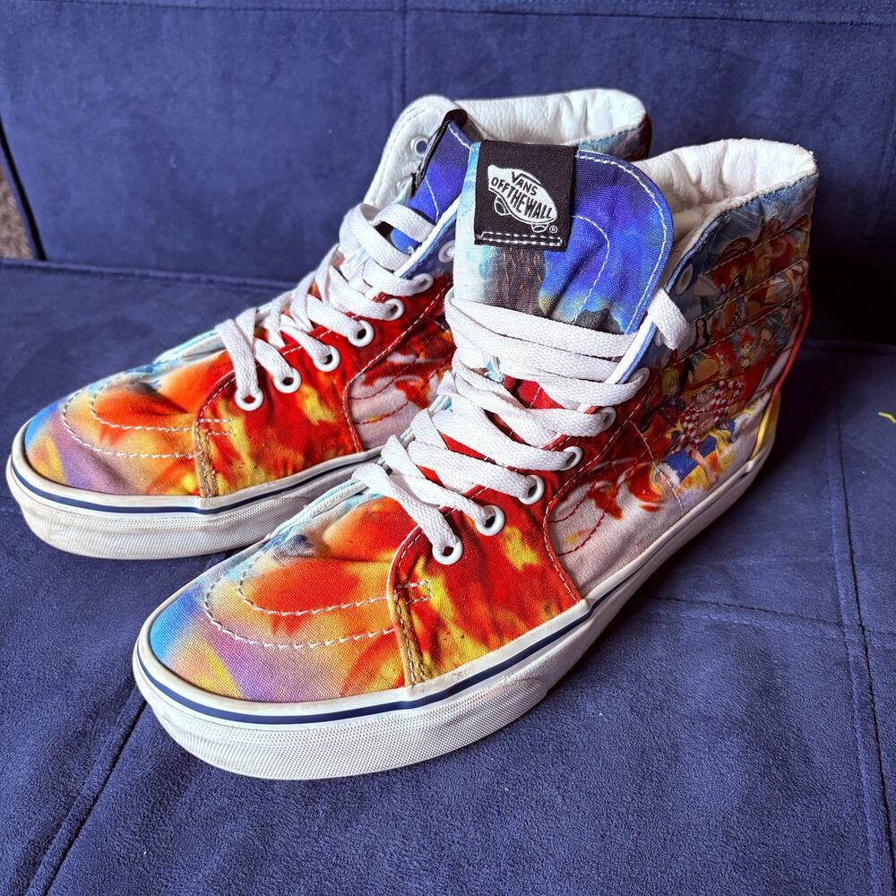 Vans Sk8-Hi One Piece Punk Hazard Sneakers Men 8.5 Women 10 Anime